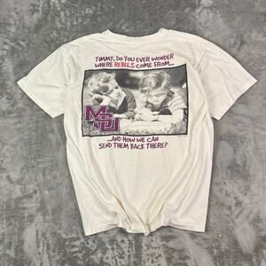 VTG Ruppshirts 2002 MSU photograph retro sportswear graphic tshirt mens Large